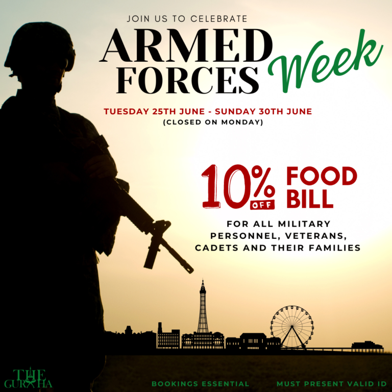 Armed Forces Week 10% Off Meal Discount